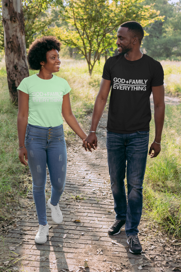 God + Family Over  Everything T-Shirt - Image 2