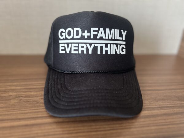 God + Family Over Everything Trucker Hat - Image 2