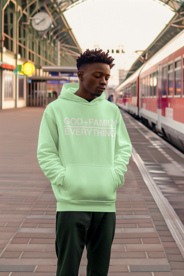 God + Family Over Everything Hoodie - Image 3