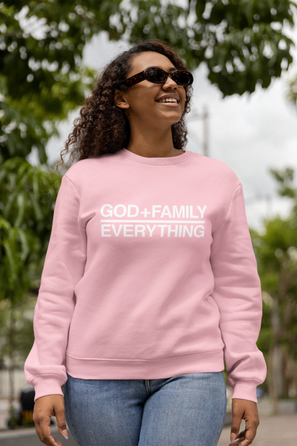 God + Family Over Everything - Go Pink for Breast Cancer